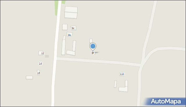 Nałęczów, Piaskowa, 9f, mapa Nałęczów