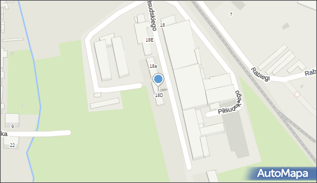 Namysłów, Piłsudskiego Józefa, marsz., 18c, mapa Namysłów