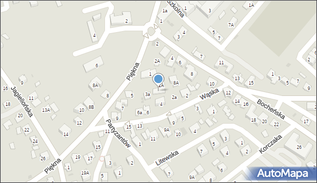 Niepołomice, Piękna, 3, mapa Niepołomice