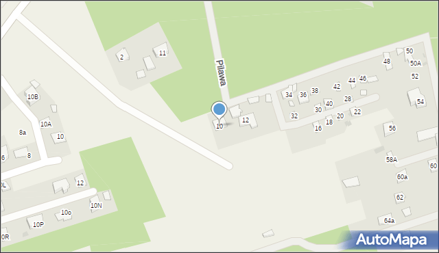 Nieporęt, Pilawa, 10, mapa Nieporęt