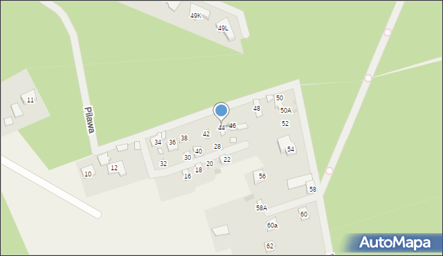 Nieporęt, Pilawa, 44, mapa Nieporęt