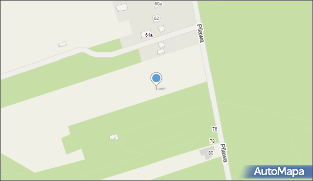 Nieporęt, Pilawa, 70a, mapa Nieporęt