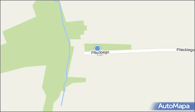 Niżna Łąka, Pileckiego Witolda, rtm., 51, mapa Niżna Łąka