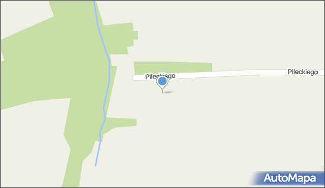 Niżna Łąka, Pileckiego Witolda, rtm., 63, mapa Niżna Łąka