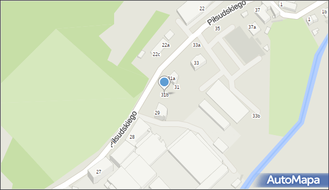 Nowa Ruda, Piłsudskiego Józefa, marsz., 31b, mapa Nowa Ruda