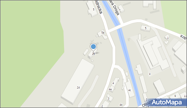 Nowa Ruda, Piłsudskiego Józefa, marsz., 26, mapa Nowa Ruda