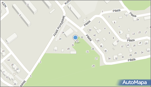 Nowa Sarzyna, Piłata Władysława, 39, mapa Nowa Sarzyna