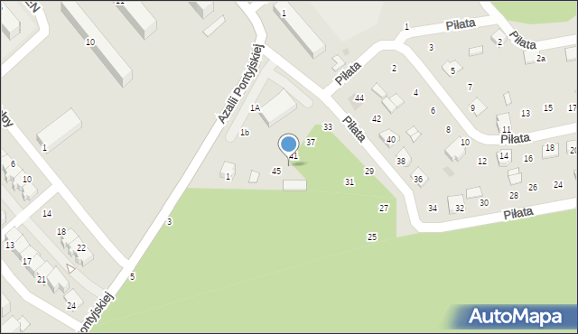 Nowa Sarzyna, Piłata Władysława, 43, mapa Nowa Sarzyna