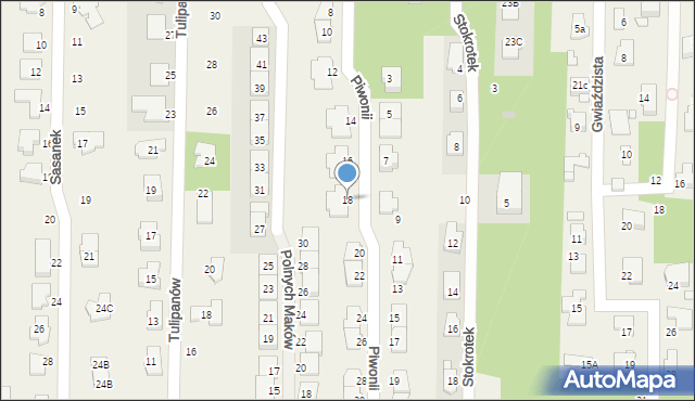 Nowa Wieś, Piwonii, 18, mapa Nowa Wieś