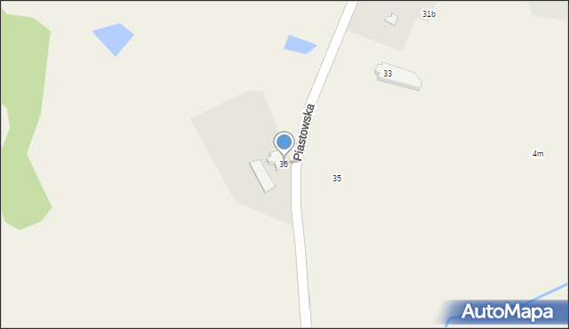 Nowa Wieś Przywidzka, Piastowska, 36, mapa Nowa Wieś Przywidzka