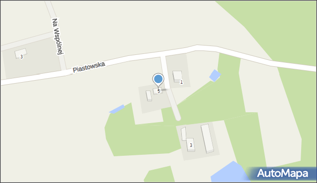 Nowa Wieś Przywidzka, Piastowska, 5, mapa Nowa Wieś Przywidzka