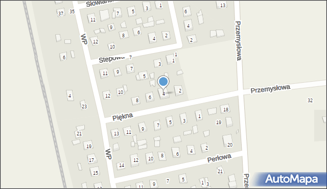 Nowa Wieś Wielka, Piękna, 4, mapa Nowa Wieś Wielka