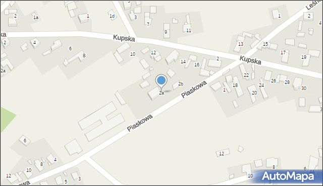 Nowe Siołkowice, Piaskowa, 2a, mapa Nowe Siołkowice