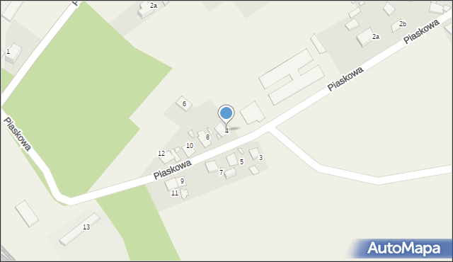 Nowe Siołkowice, Piaskowa, 4, mapa Nowe Siołkowice