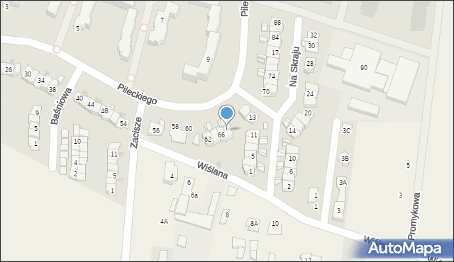 Nowy Dwór Mazowiecki, Pileckiego Witolda, rtm., 68, mapa Nowy Dwór Mazowiecki