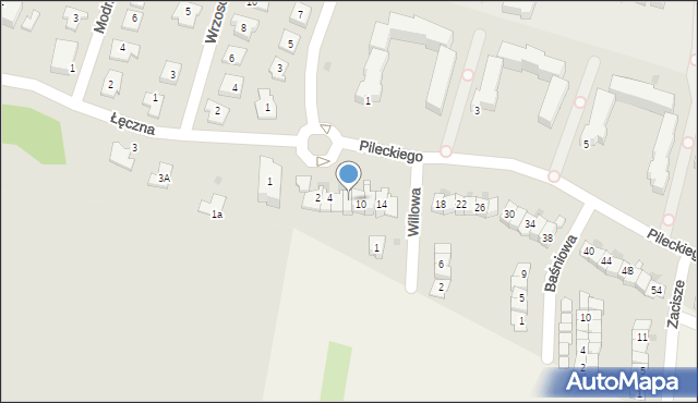 Nowy Dwór Mazowiecki, Pileckiego Witolda, rtm., 8, mapa Nowy Dwór Mazowiecki