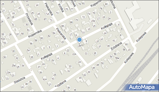 Nowy Dwór Mazowiecki, Piekarska, 19, mapa Nowy Dwór Mazowiecki