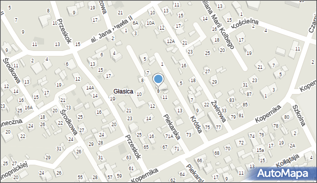 Nowy Dwór Mazowiecki, Piekarska, 9, mapa Nowy Dwór Mazowiecki