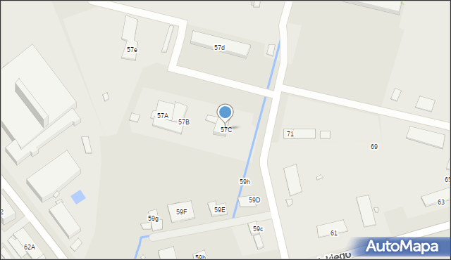 Nysa, Piłsudskiego Józefa, marsz., 57C, mapa Nysy