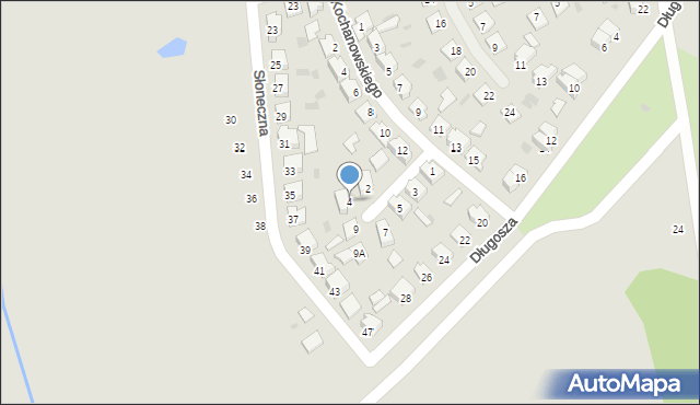 Olsztynek, Pieniężnej Wandy, 4, mapa Olsztynek