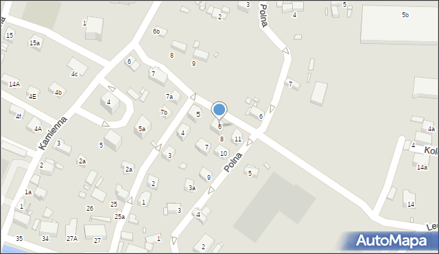 Olszyna, Piękna, 6, mapa Olszyna