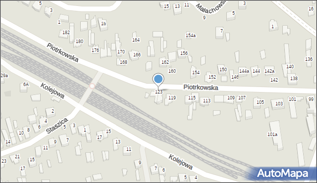 Opoczno, Piotrkowska, 123, mapa Opoczno