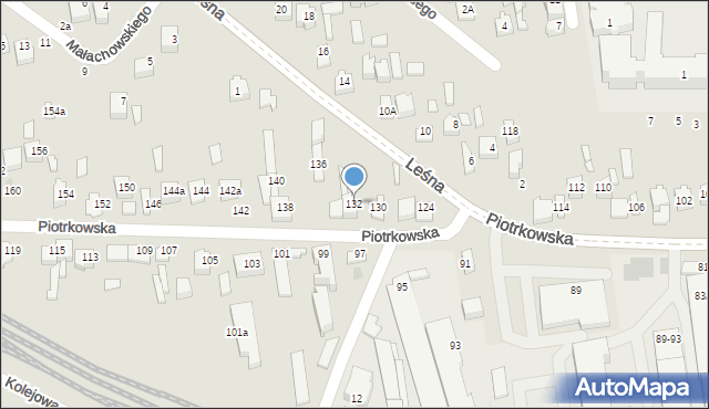 Opoczno, Piotrkowska, 132, mapa Opoczno