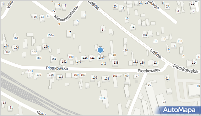 Opoczno, Piotrkowska, 142a, mapa Opoczno