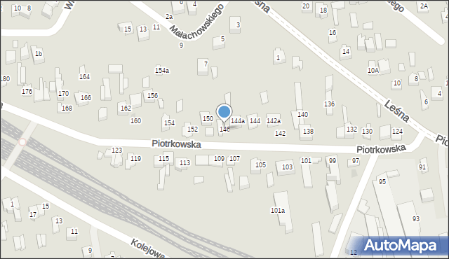 Opoczno, Piotrkowska, 146, mapa Opoczno