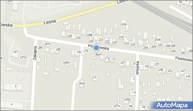 Opoczno, Piotrkowska, 175, mapa Opoczno