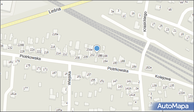 Opoczno, Piotrkowska, 200a, mapa Opoczno