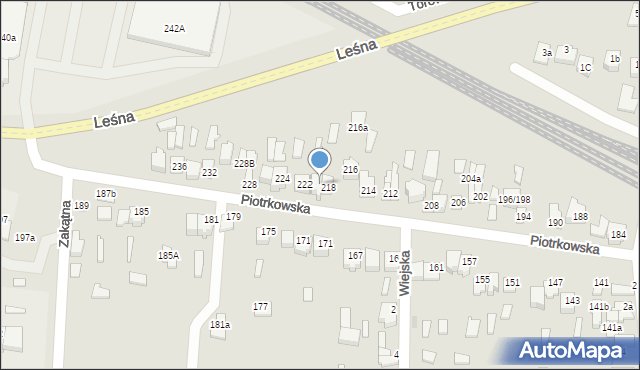 Opoczno, Piotrkowska, 220, mapa Opoczno