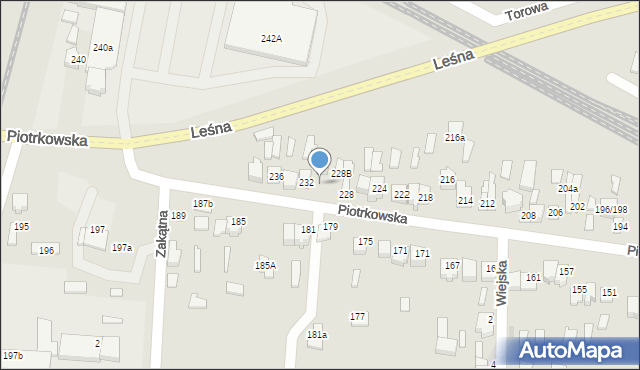 Opoczno, Piotrkowska, 230, mapa Opoczno