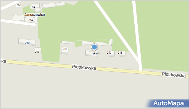 Opoczno, Piotrkowska, 252, mapa Opoczno