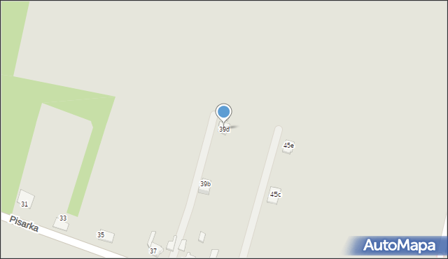 Orzesze, Pisarka, 39d, mapa Orzesze