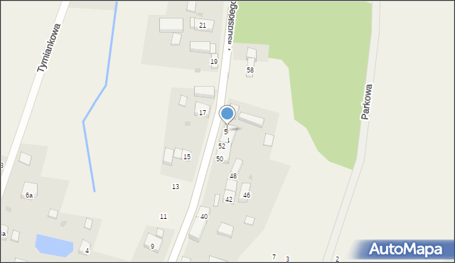 Osolin, Piłsudskiego Józefa, marsz., 56, mapa Osolin