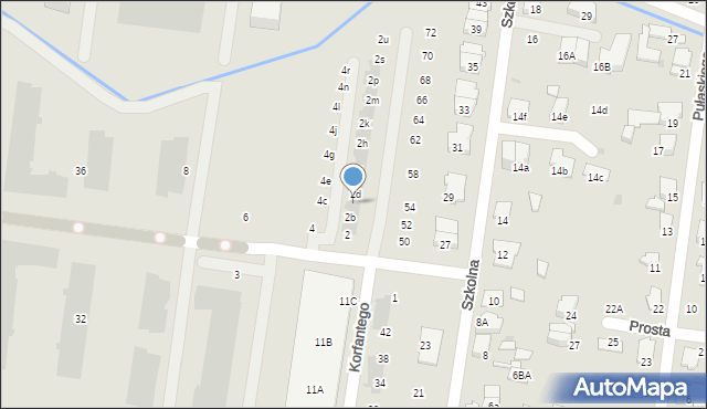 Ożarów Mazowiecki, Piłsudskiego Józefa, marsz., 2c, mapa Ożarów Mazowiecki