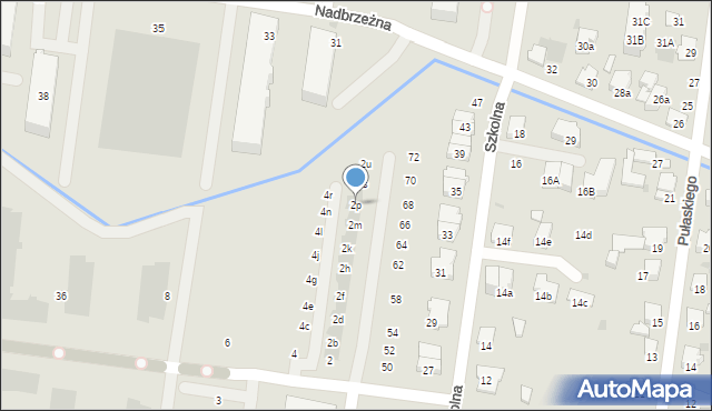 Ożarów Mazowiecki, Piłsudskiego Józefa, marsz., 2p, mapa Ożarów Mazowiecki