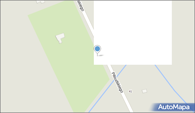 Pabianice, Piłsudskiego Józefa, marsz., 38e, mapa Pabianic
