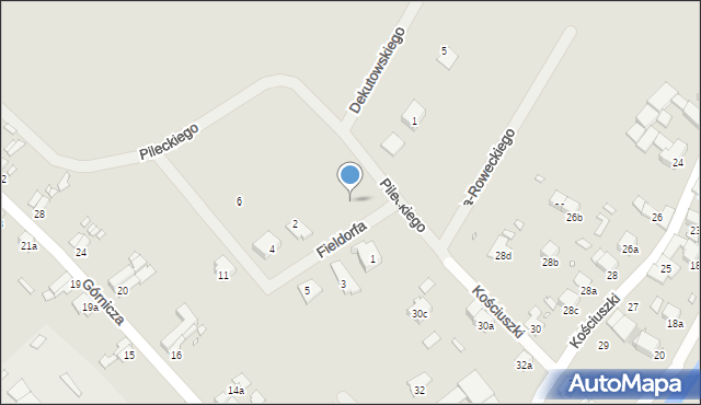 Paczków, Pileckiego Witolda, rtm., 3, mapa Paczków