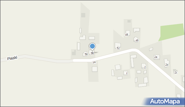 Parypse, Piaski, 56, mapa Parypse