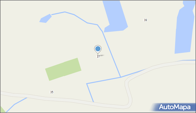 Pawłowice, Piaskowa, 37, mapa Pawłowice
