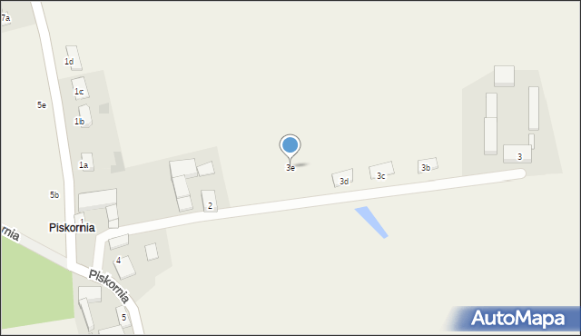 Pawłowo, Piskornia, 3e, mapa Pawłowo