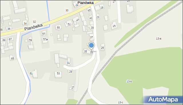 Pianówka, Pianówka, 35a, mapa Pianówka