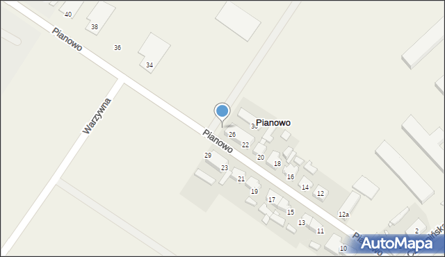 Pianowo, Pianowo, 28, mapa Pianowo