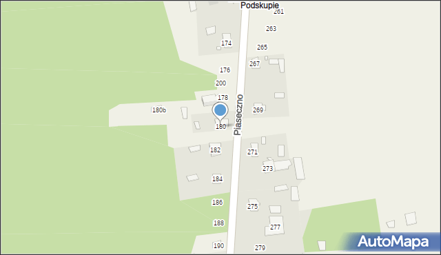 Piaseczno, Piaseczno, 180, mapa Piaseczno