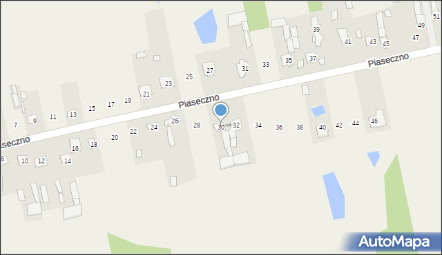 Piaseczno, Piaseczno, 30, mapa Piaseczno