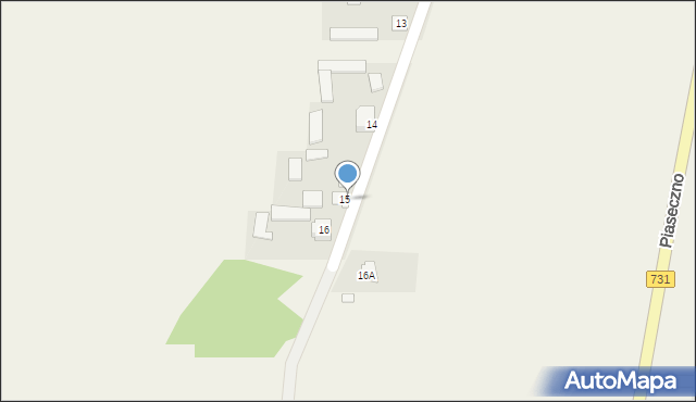 Piaseczno, Piaseczno, 15a, mapa Piaseczno
