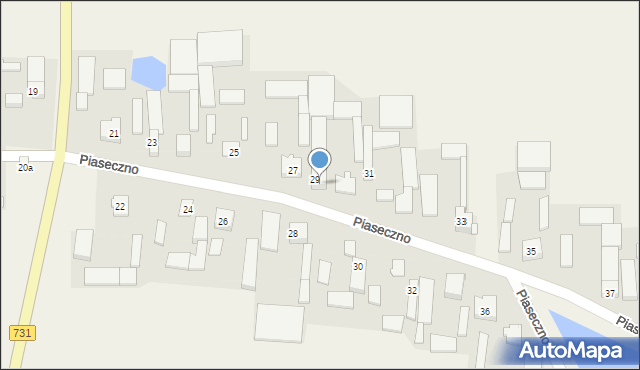Piaseczno, Piaseczno, 29A, mapa Piaseczno