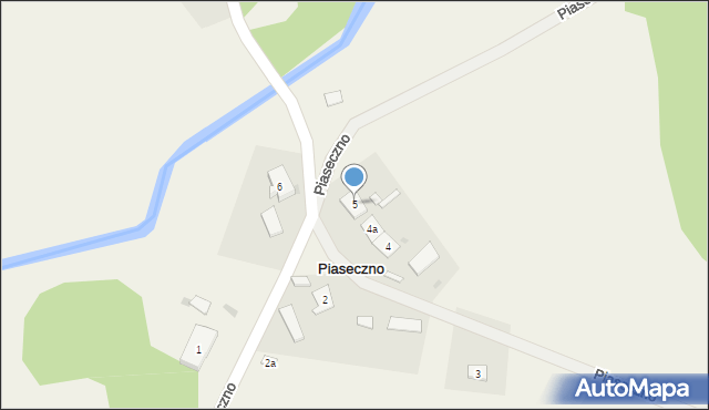 Piaseczno, Piaseczno, 5, mapa Piaseczno